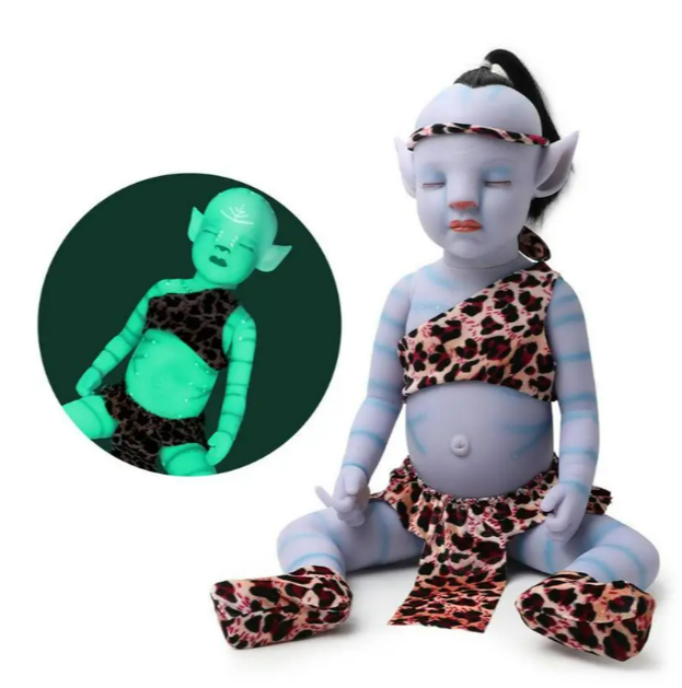 "Kiri" Avatar Boy Doll - Handmade Doll - 50cm/20Inches, Soft & Cuddly - LIMITED EDITION
